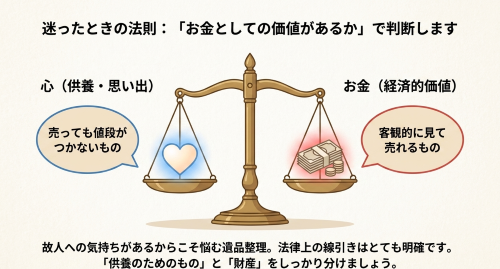 相続放棄で迷ったときの判断基準・お金としての価値があるかで決める