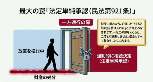 法定単純承認 相続放棄 できないケース