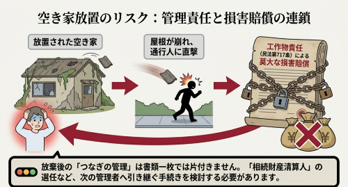 空き家放置 損害賠償リスク