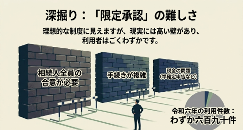 限定承認 難しい 理由