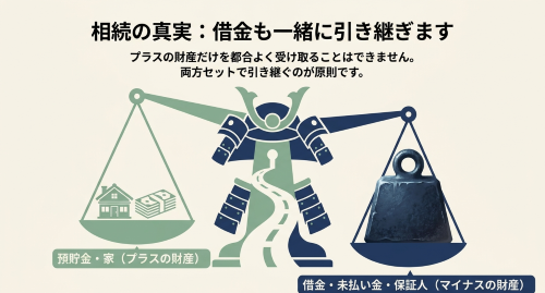 相続 借金も引き継ぐ