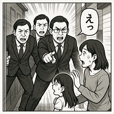 債権者が家に来る